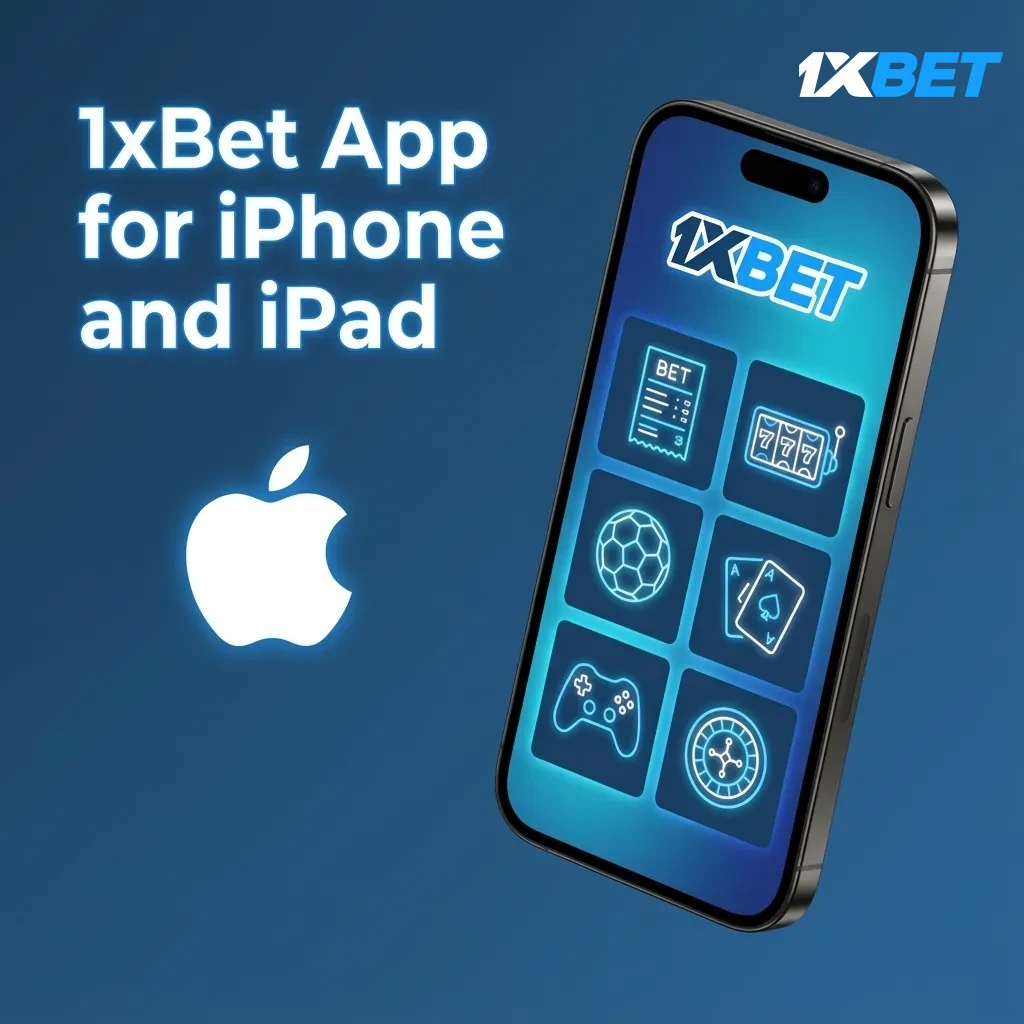 1xBet iOS app on iPhone and iPad with sports, live betting, casino, and payments; requires iOS 12.0+. Free download.