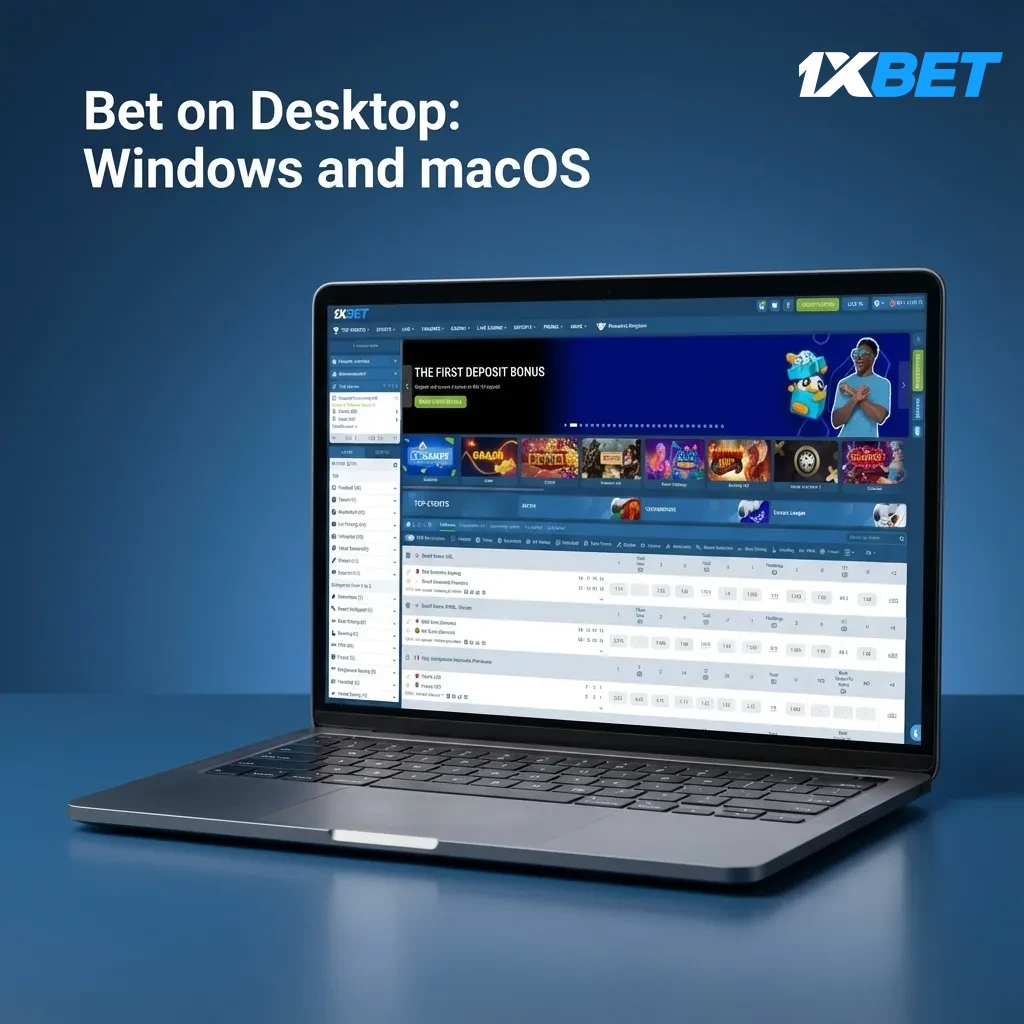 Betting and casino on desktop: Windows client; macOS full in-browser via Chrome, Safari, Edge, or Firefox.