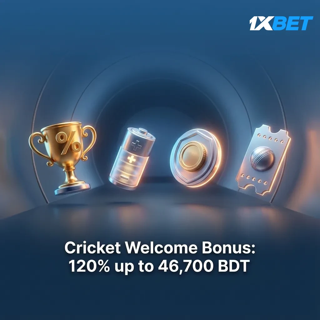 Cricket bonus banner: 120% up to 46,700 BDT for new users; promo code CRICKETBD; bKash, Nagad, card, Skrill, crypto icons.