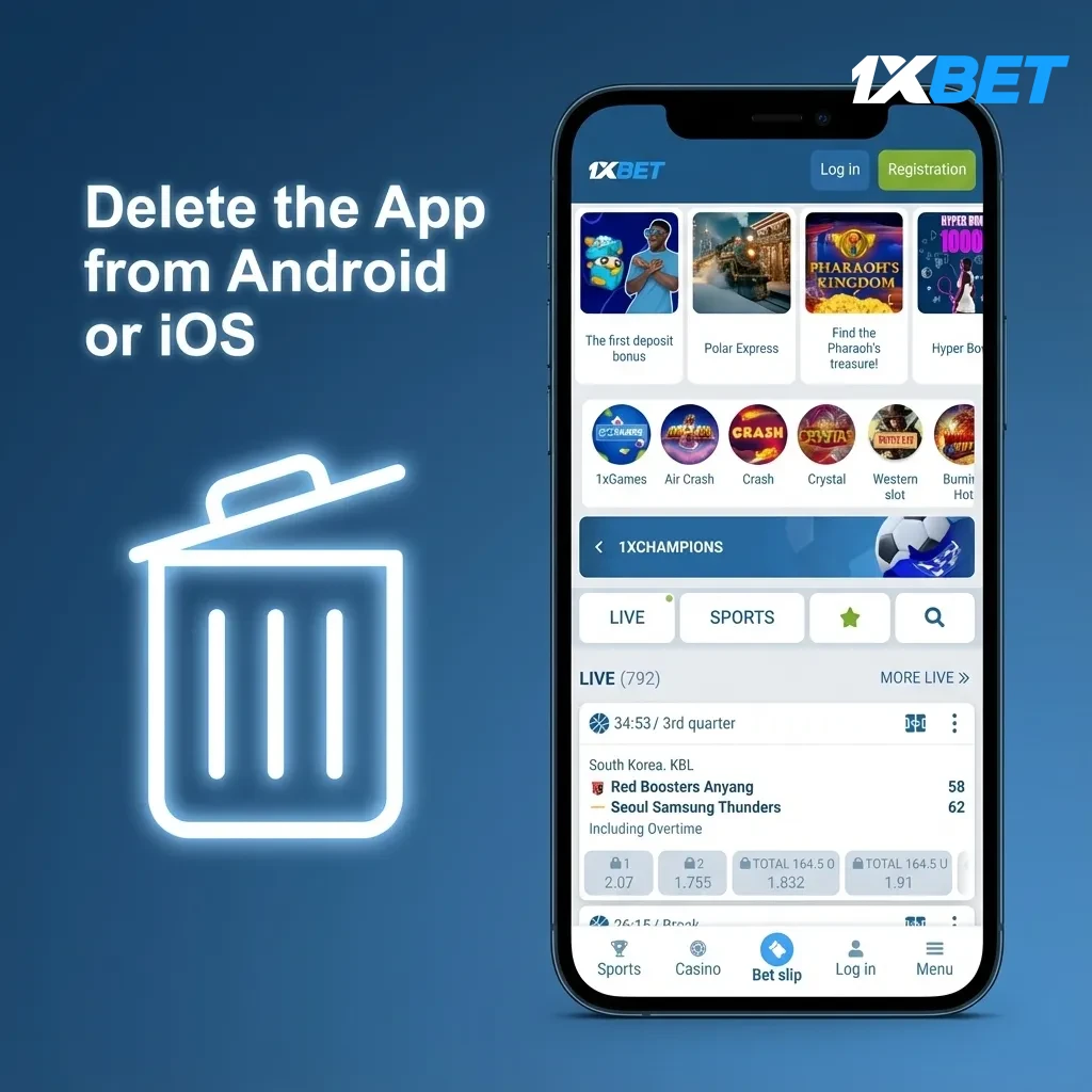 Delete app on Android or iOS PWA: hold the icon to Uninstall/Remove. Removing the app won’t delete your account.