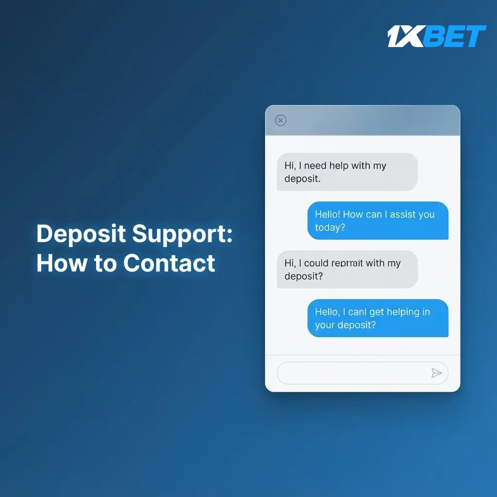 1xBet deposit support: 24/7 live chat; support@1xbet.com; security@1xbet.com; Help Centre at 1xbet.com
