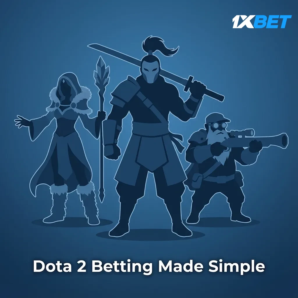 Dota 2 betting interface on 1xBet showing live odds for map winner, kills handicap, first Roshan; TI, ESL One, DreamLeague