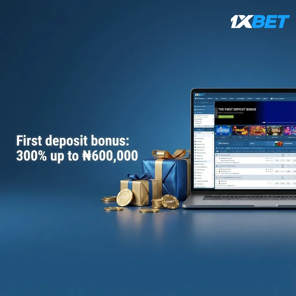 1xBet Nigeria promo: 300% first deposit bonus up to ₦600,000; min ₦400; sports and casino wagering terms apply.