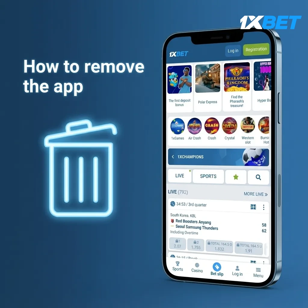 Remove app: Android—App Info > Uninstall or delete APK; iOS PWA—long-press icon > Delete Bookmark. Account stays active.