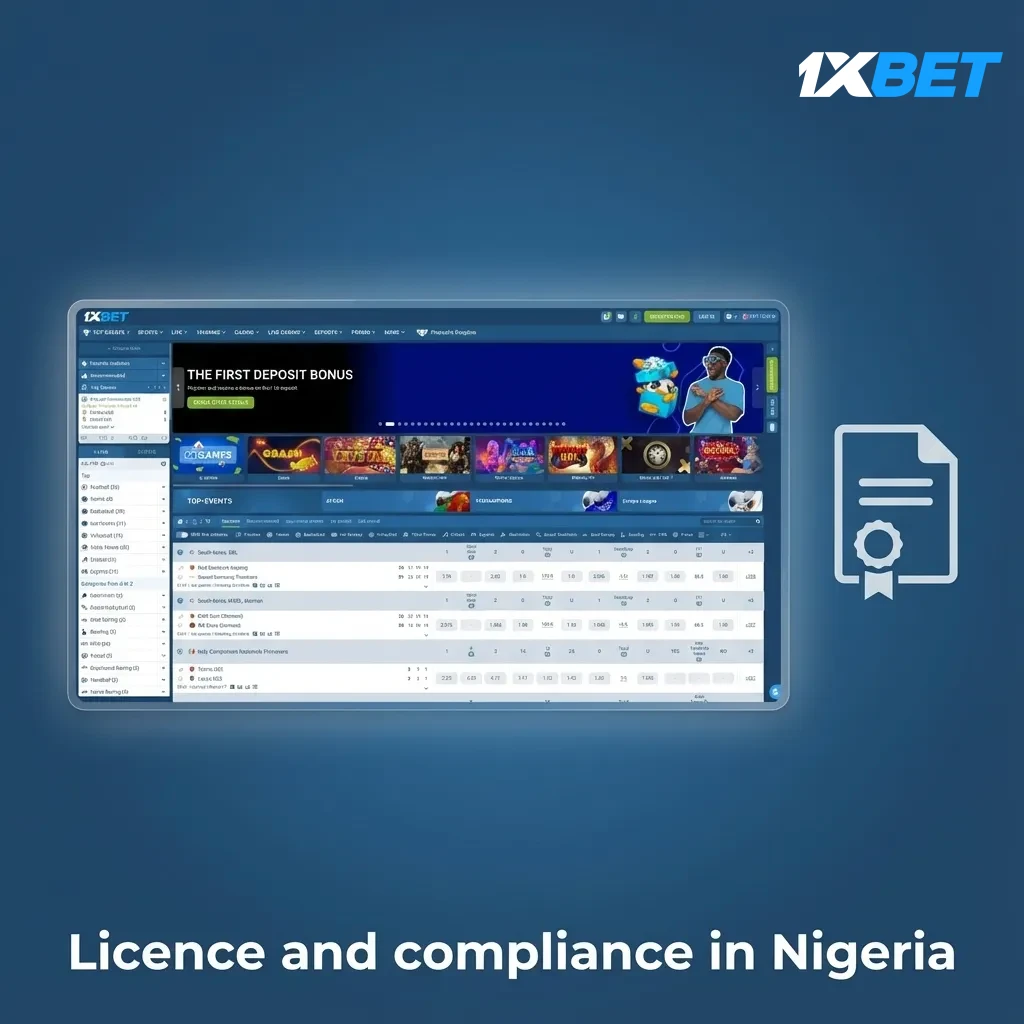 Nigeria compliance: services under international gaming license; check issuer/date in site footer.