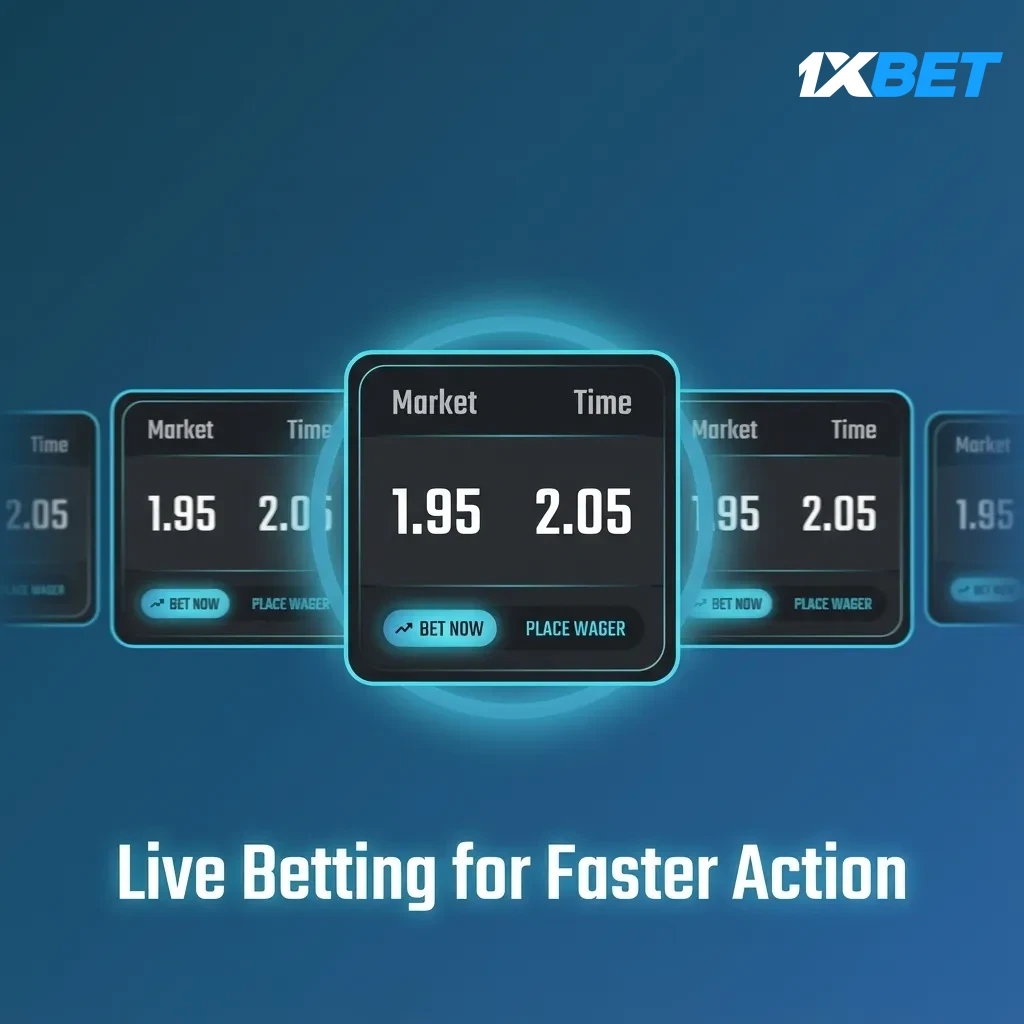 Live betting interface with in-play odds for cricket, football, tennis, cash out, live stats, and fast markets.