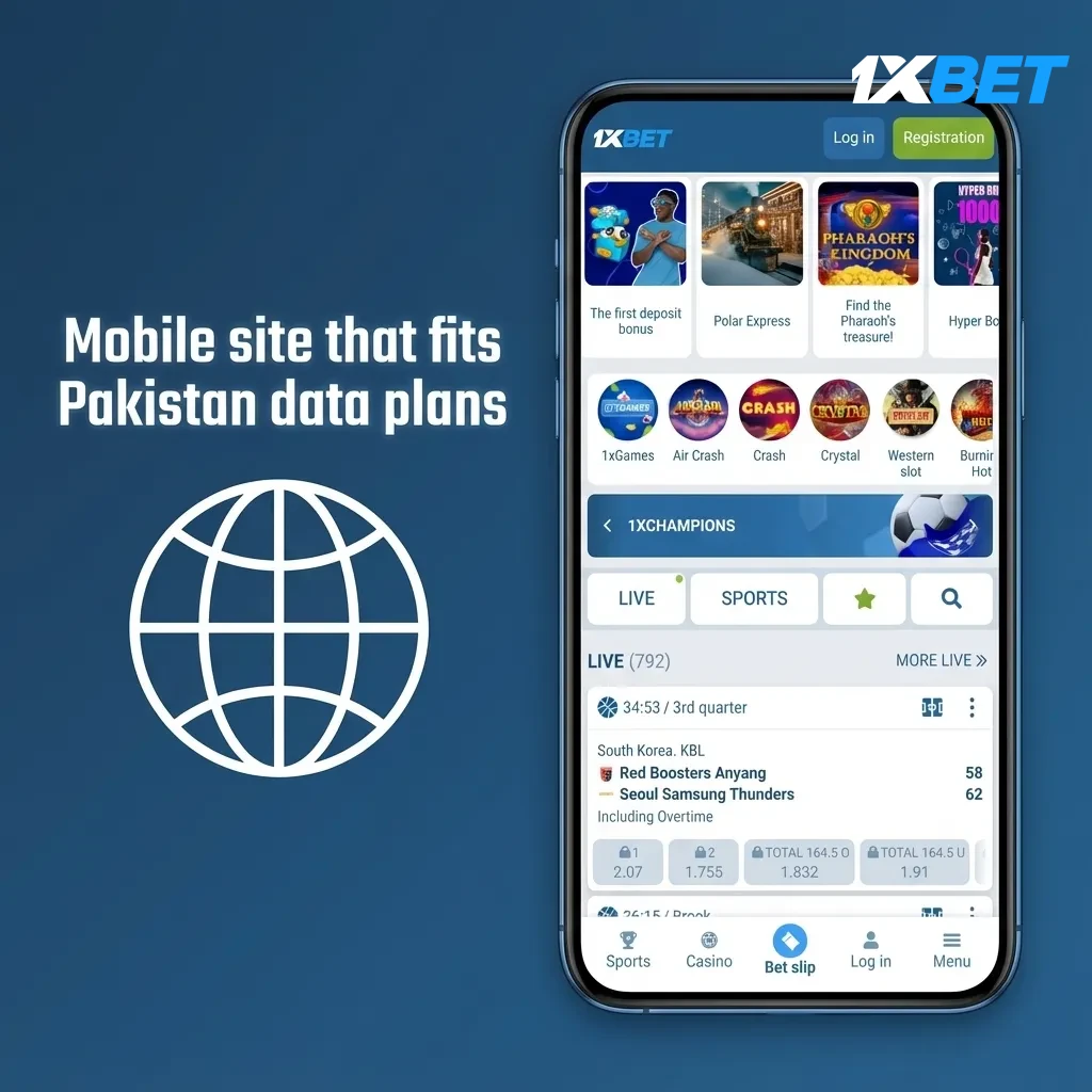 Lightweight mobile betting site for Pakistan: fast loads, live odds, cash out, PKR payments on Android and iOS.
