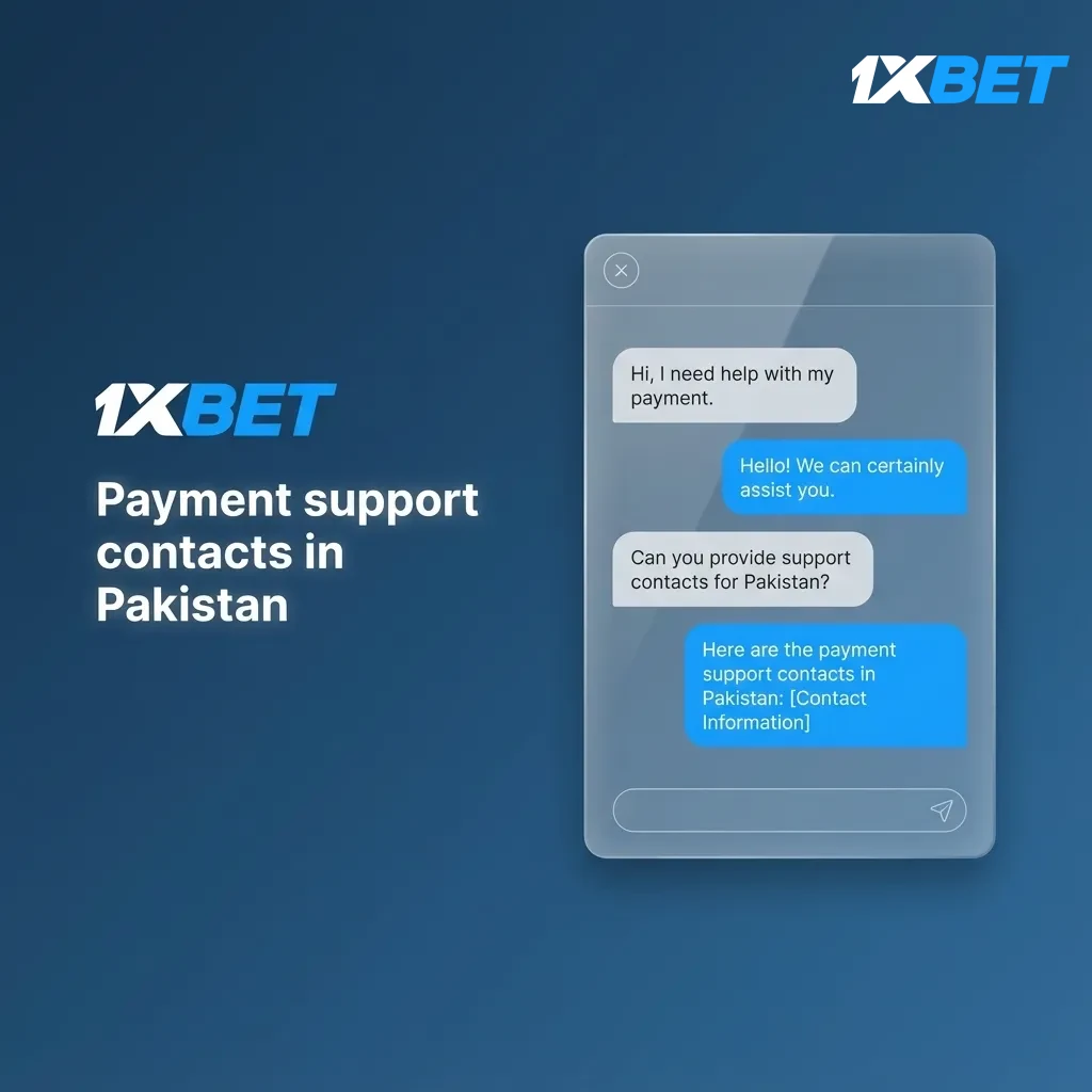 Pakistan payment support contacts: 24/7 help for deposits/withdrawals via live chat, email, and contact form.