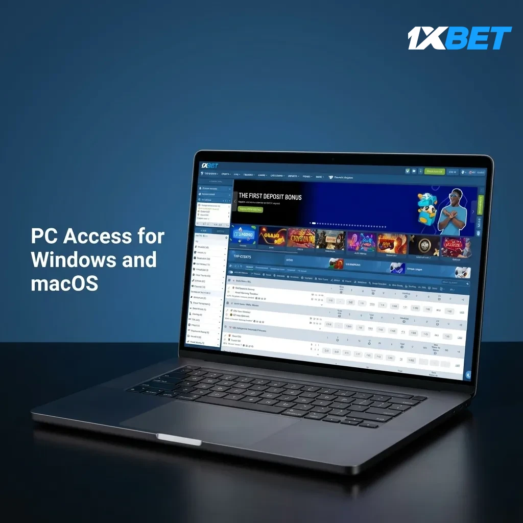 Play and bet on the official website via any modern browser on Windows or macOS; no desktop client required.