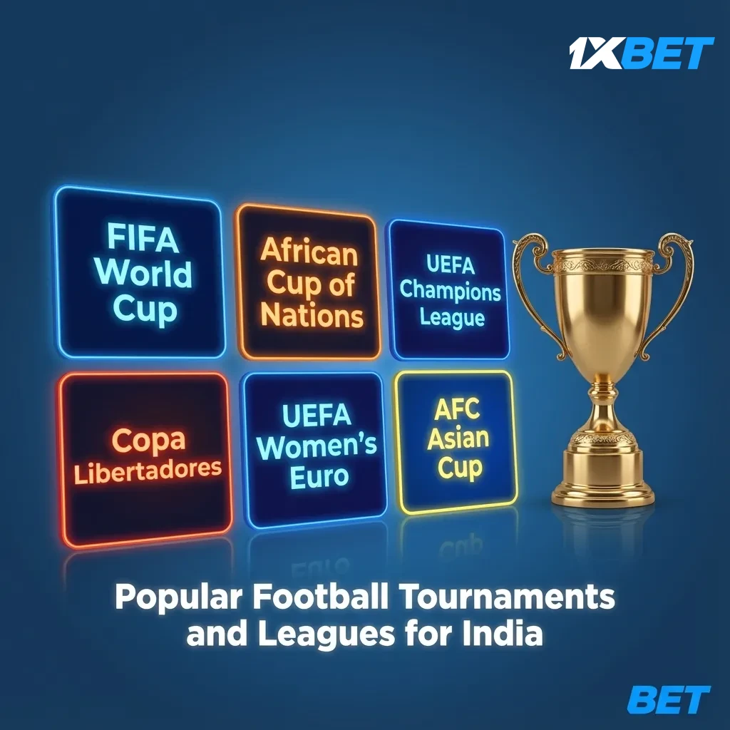 Collage of global and Indian football leagues: FIFA World Cup, UCL, Premier League, ISL, AFC Champions League, La Liga.