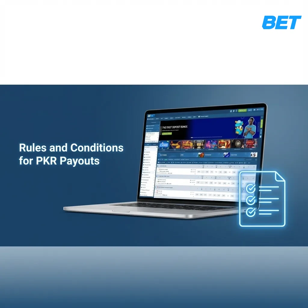 PKR payouts: Verify with CNIC/NICOP and selfie; same-name bank/wallet; bonus rollover; limits; conversion rates.