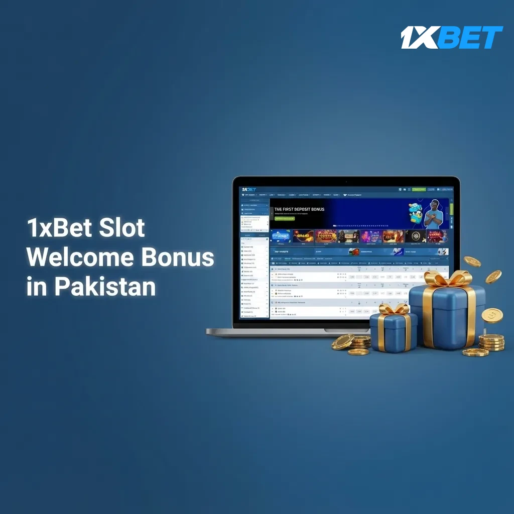 1xBet slot welcome bonus in Pakistan: 100% up to 70,000 PKR, min deposit 250 PKR, plus reloads, free spins, cashback.