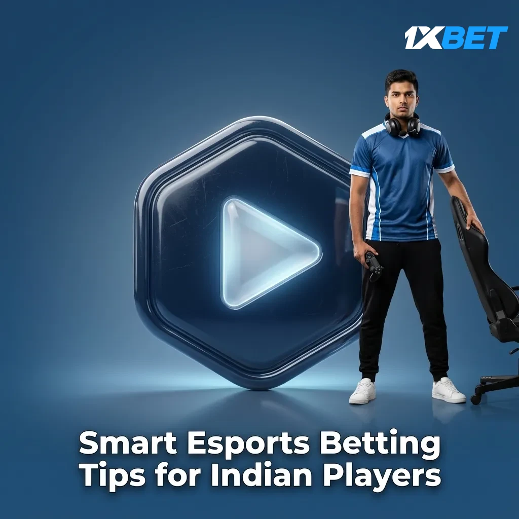 Infographic of Smart Esports Betting Tips for Indian Players with checklist, rupee, odds chart, and controller icons.