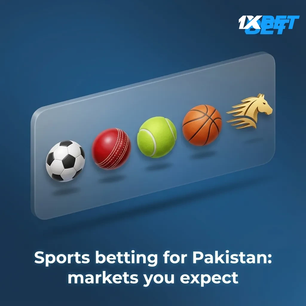 Pakistan sports betting: 40+ sports with pre-match and live markets: cricket, football, kabaddi, tennis, hockey, eSports.