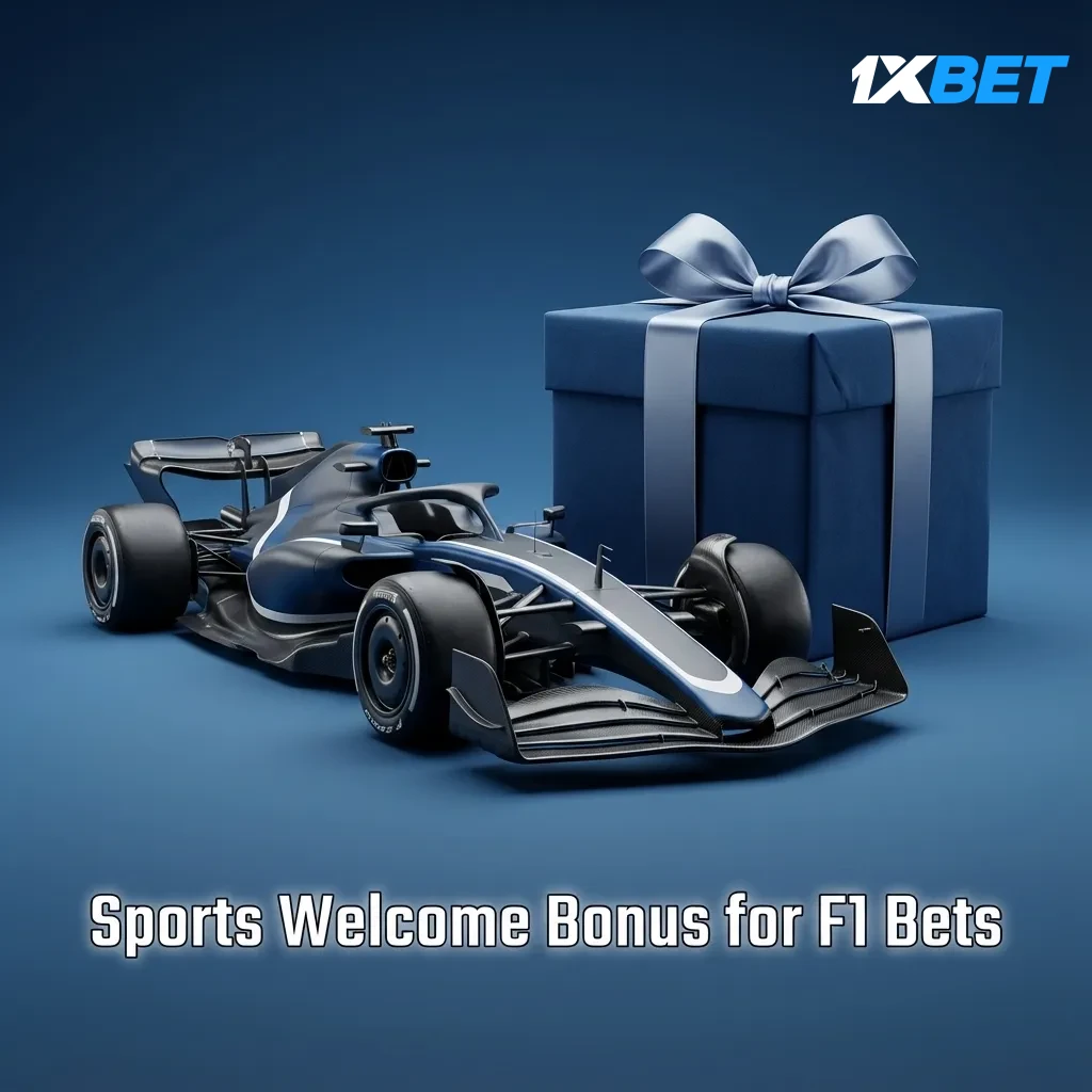 Sports welcome bonus for F1 betting. Opt in, first deposit; accumulator bets, min odds, time limit, terms apply.