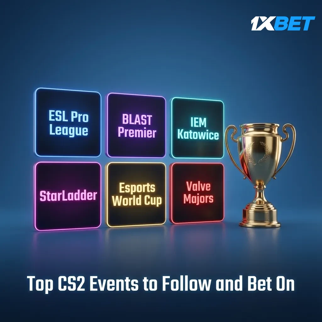 Top CS2 events to bet on Valve Majors, ESL Pro League, BLAST Premier, IEM Katowice & Cologne, Esports World Cup, StarLadder