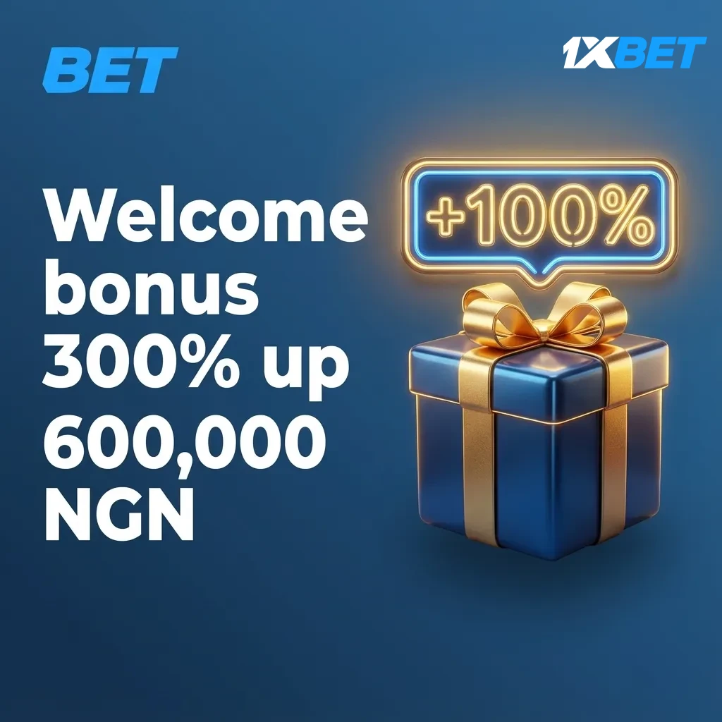 Welcome bonus 300% up to 600,000 NGN for sports or casino. New users, min deposit 400 NGN. Terms apply.