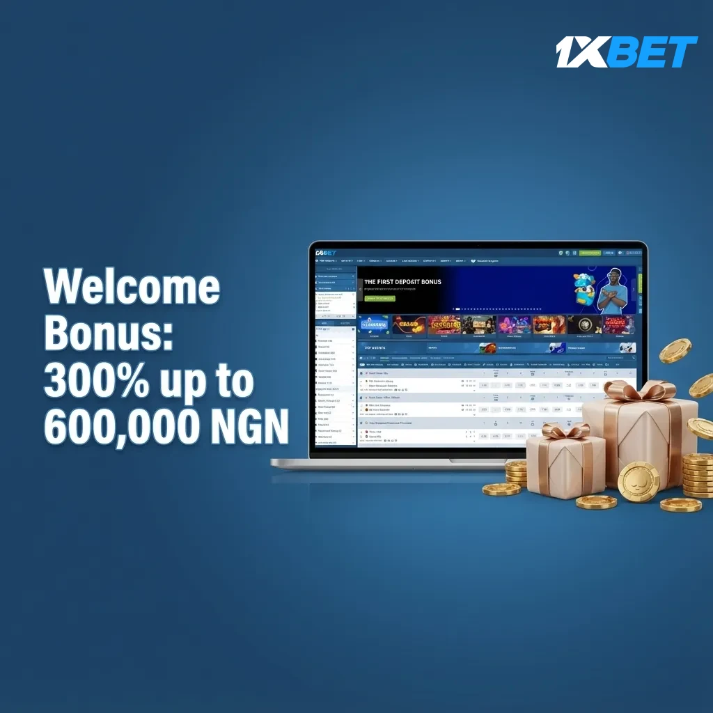 New users in Nigeria: 300% up to ₦600,000. Choose Casino or Sports. Min deposit ₦400. 30-day wagering applies.
