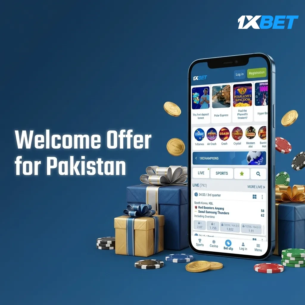 Welcome Offer for Pakistan: 100% sports bonus up to 70,000 PKR, casino bonus, free spins. 18+ only, T&Cs apply.