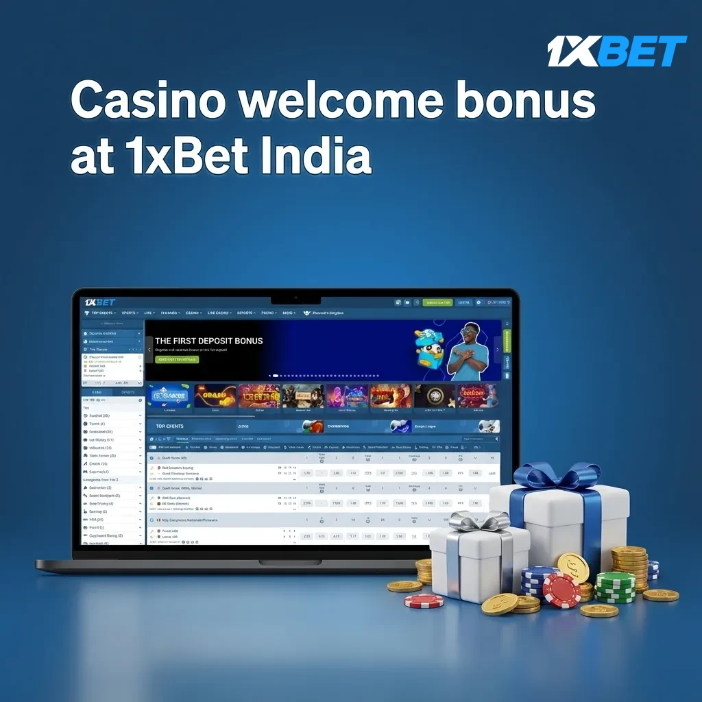 1xBet India casino welcome bonus: 120% up to ₹33,000 on first deposit. Opt-in required. 35x on slots in 7 days; T&Cs apply.
