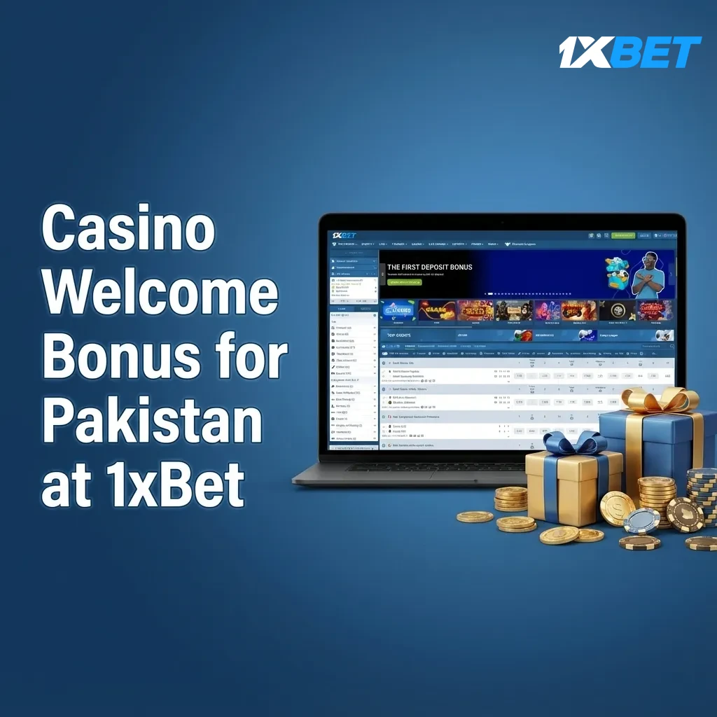 1xBet Pakistan casino welcome bonus: 100% up to 70,000 PKR; 500 PKR min; 35x on slots in 7 days; max bet 350 PKR; T&Cs apply