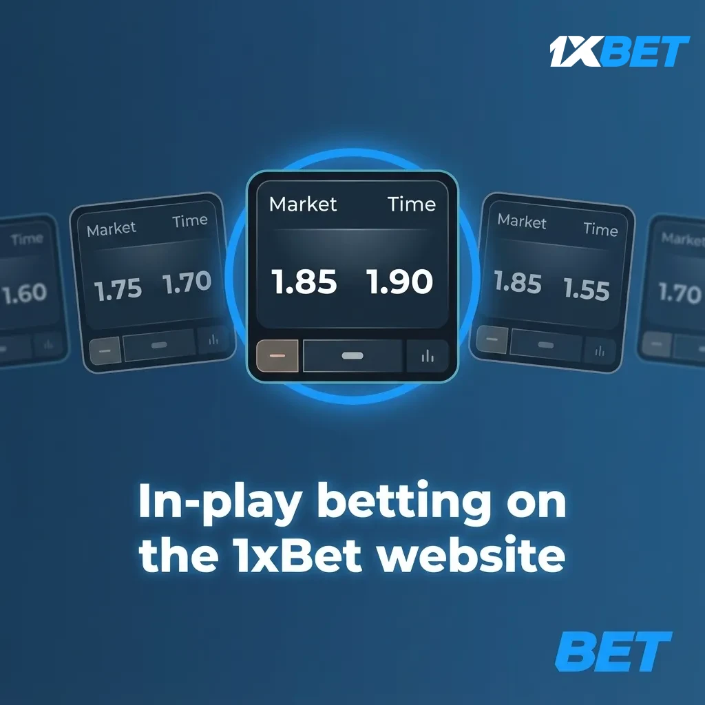 1xBet website in-play betting with live odds for cricket, football, tennis, eSports; cash out and fast bet in real time.