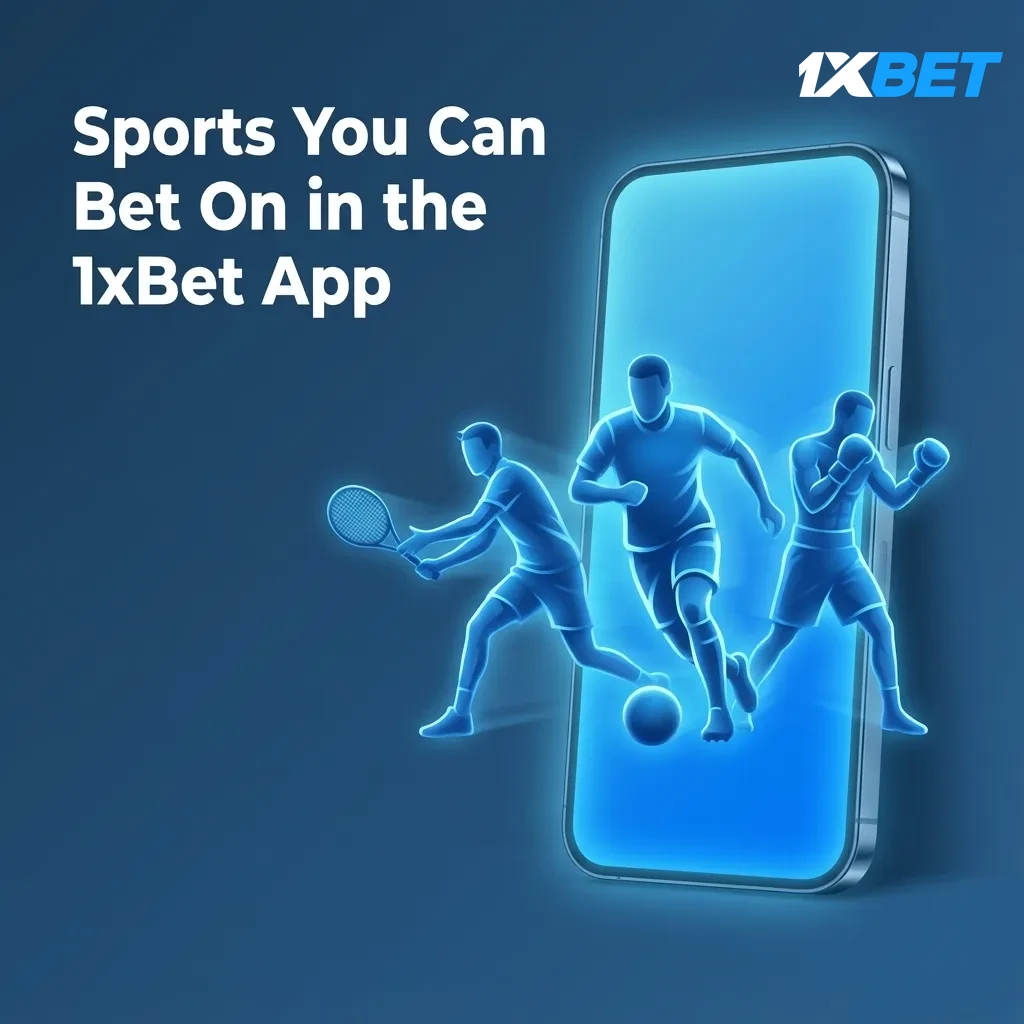 1xBet app: bet live or pre-match on Cricket, Football, Kabaddi, Tennis, Basketball, and more; filter by tournament or search.