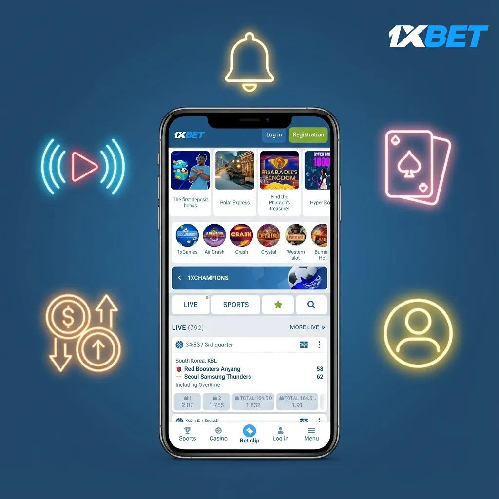 1xBet app for Pakistan on iPhone: PKR accounts, local payments, 100% up to 70,000 PKR, live betting, casino, 24/7 support