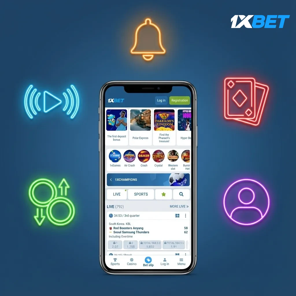 1xBet India app: INR via UPI, 120% bonus to ₹33k, cricket & football, live streaming, slots, 24/7 support.