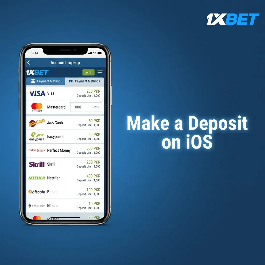 Make a Deposit on iOS