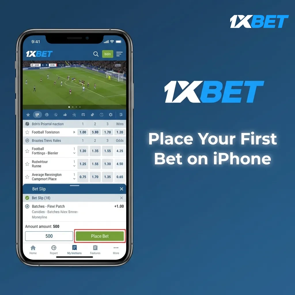 Place Your First Bet on iPhone