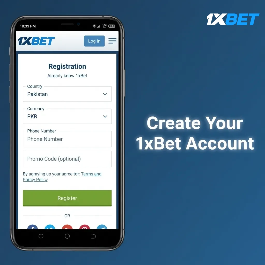 Create Your 1xBet Account