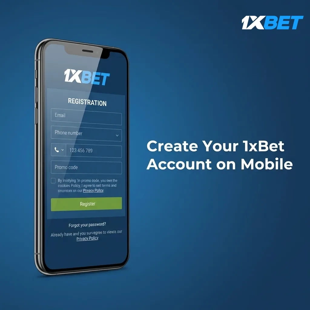 Create Your 1xBet Account on Mobile
