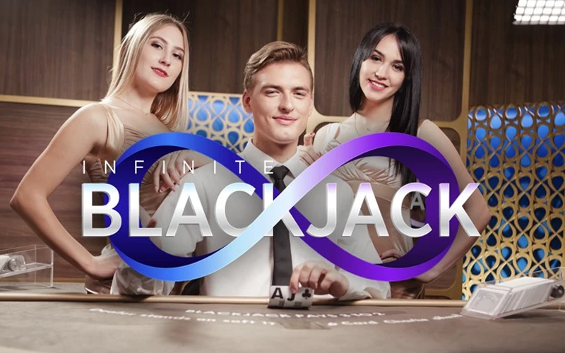 Take a seat at Infinite Blackjack for unlimited player spots at 1xBet Live Casino.