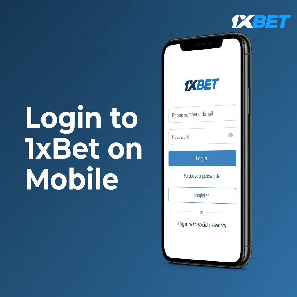 Login to 1xBet on Mobile
