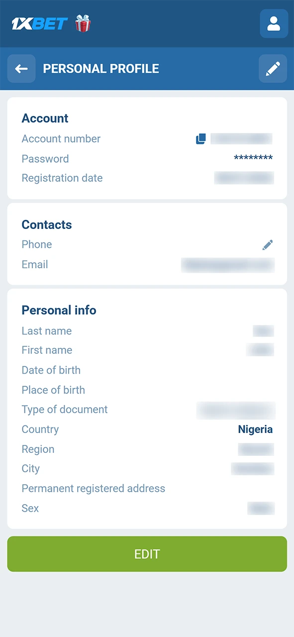 Await the 1xBet verification status update to enjoy full access to all features.