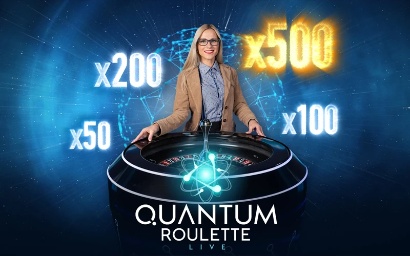 Play the futuristic Quantum Roulette in the 1xBet Casino lobby.
