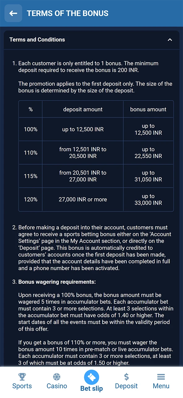Fulfill the 1xBet Bonus requirements to unlock your cash rewards.