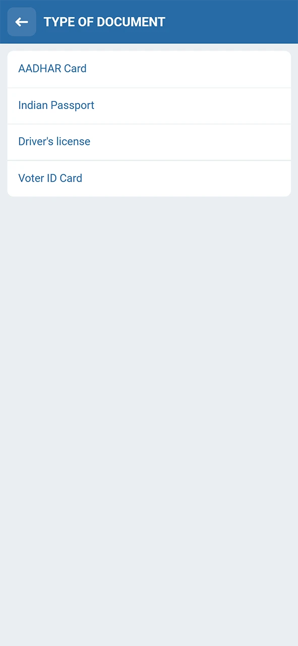 Undergo an identity check to verify your 1xBet registration profile.