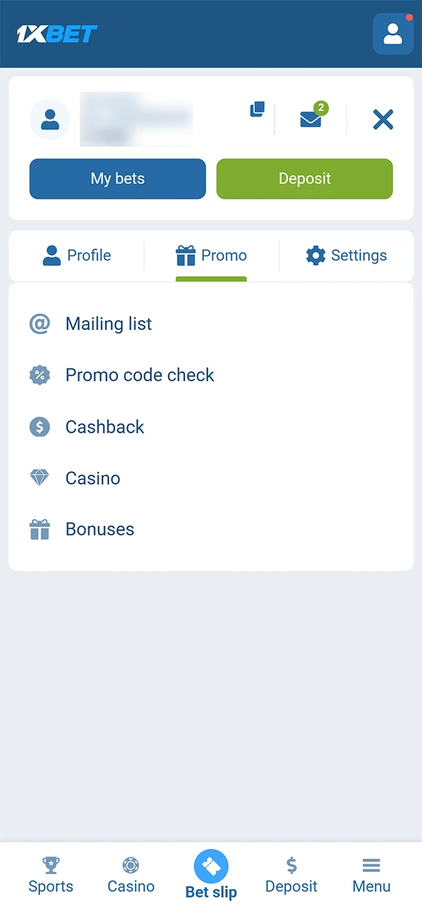 Use your bonus funds to place bets on your favorite events at 1xBet.