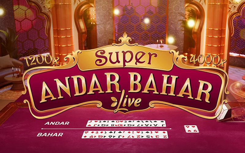 Enjoy the Super Andar Bahar live Casino game at 1xBet.
