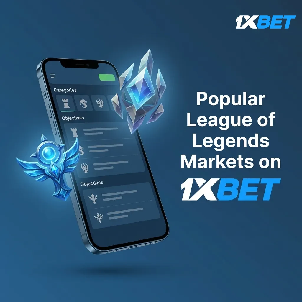 Popular League of Legends Markets on 1xBet