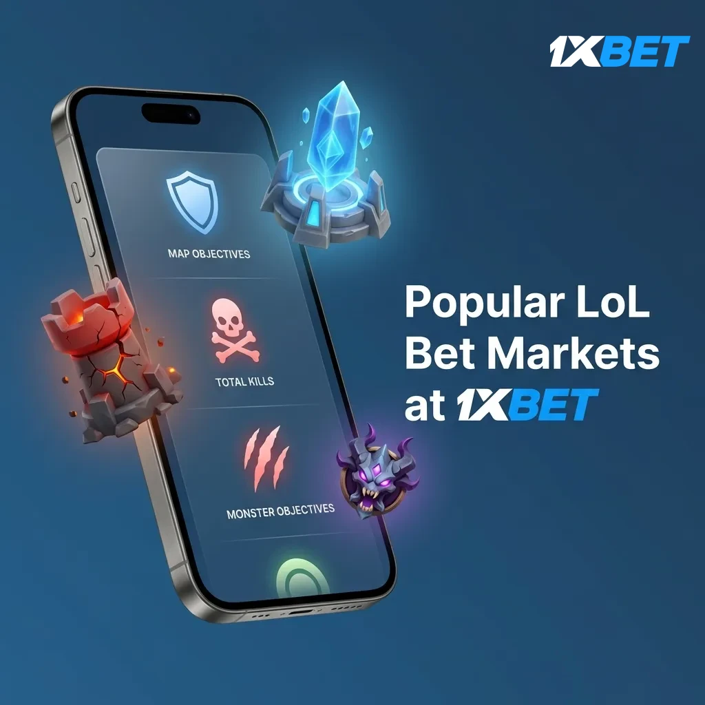 Popular LoL Bet Markets at 1xBet