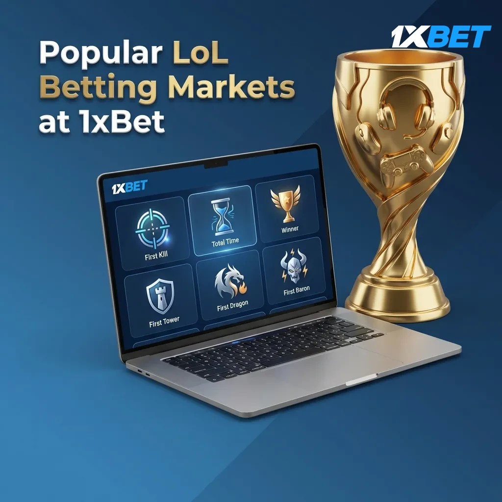 Popular LoL Betting Markets at 1xBet
