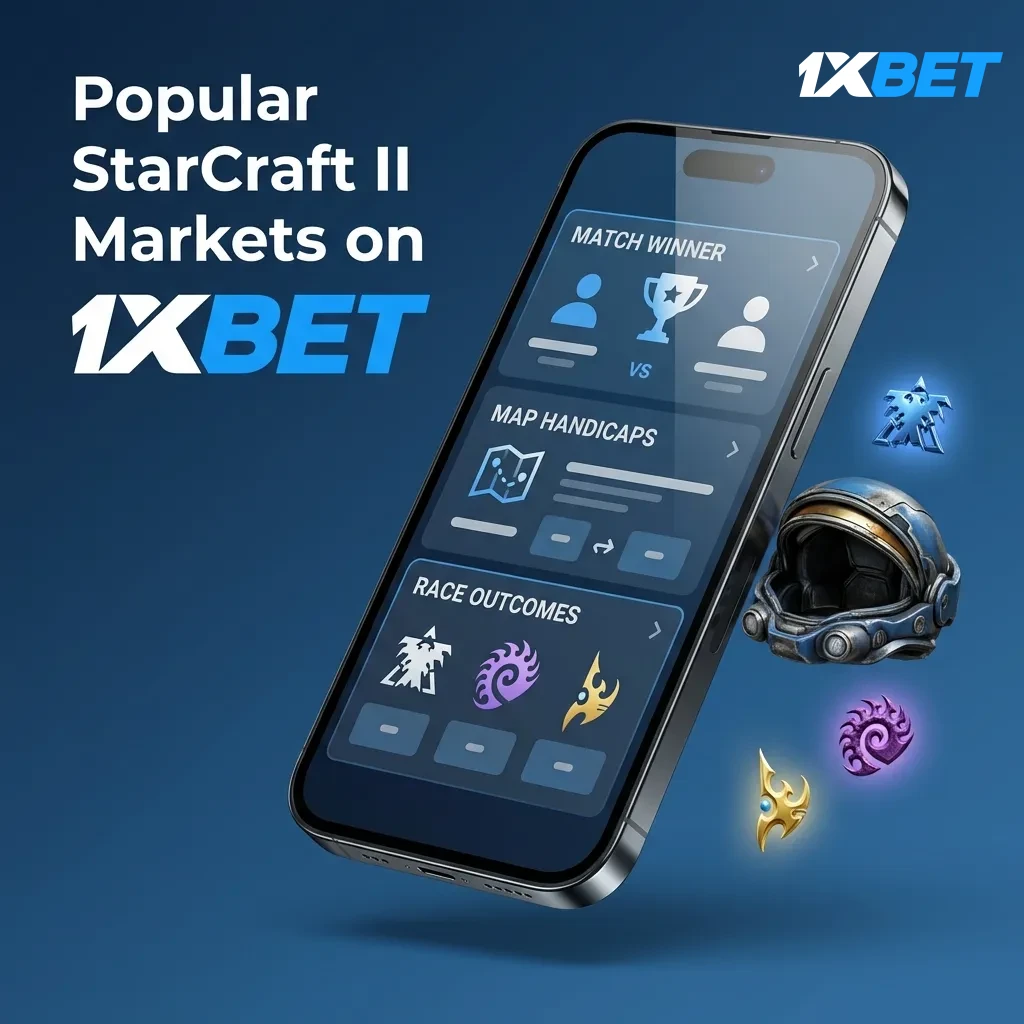 Popular StarCraft II Markets on 1xBet