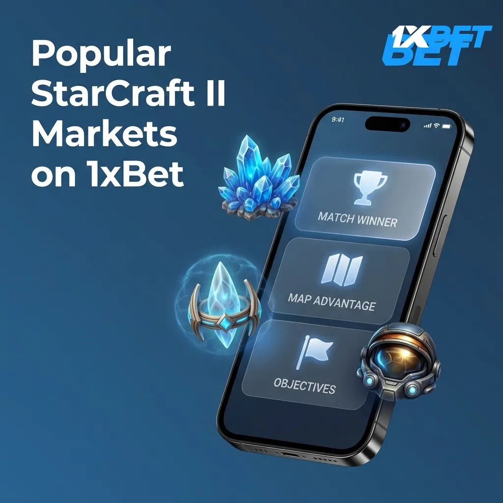 Popular StarCraft II Markets on 1xBet