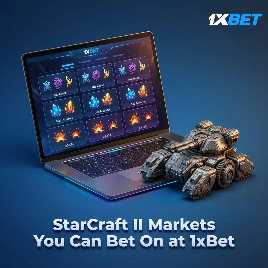 StarCraft II Markets You Can Bet On at 1xBet