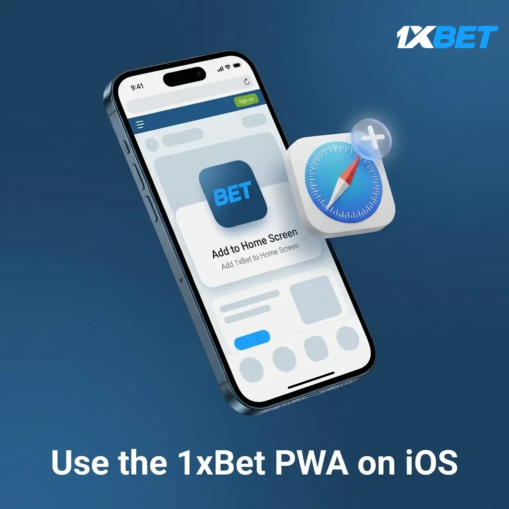 Use the 1xBet PWA on iOS
